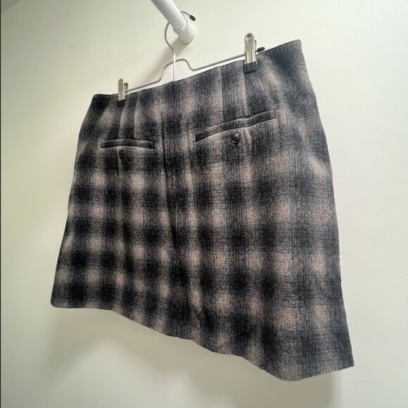 NWT Madewell Buckle Belt Wrap Mini Skirt (Size 10) - Picture 10 of 12